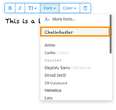 sejda pdf editor change font size