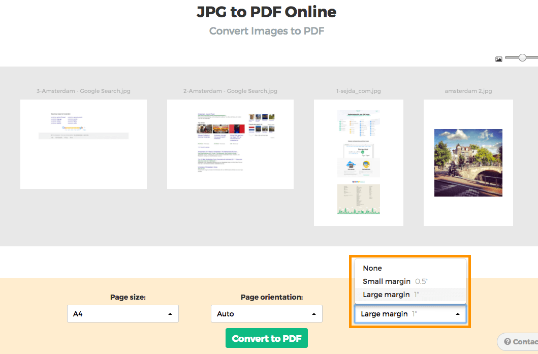 تحويل jpg إلى pdf على الانترنت