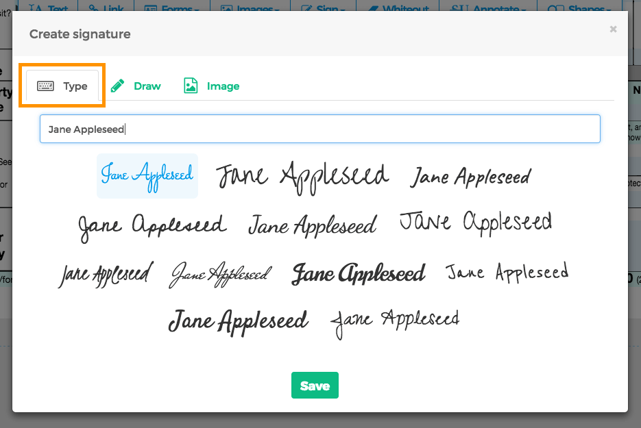 create a pdf signature online