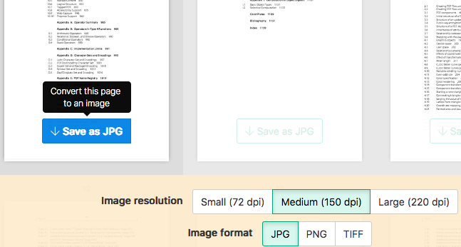Convert PDF Images PDF to JPG. PDF PNG. PDF TIFF