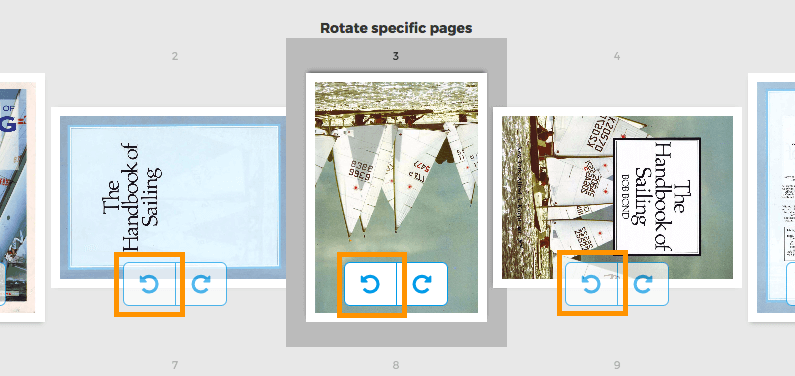 how to rotate pdf pages