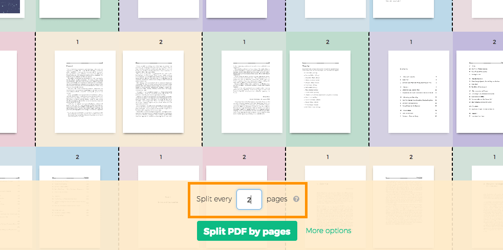 How to Split Pages in PDF